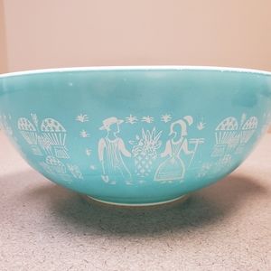 Vintage Pyrex - Hot Air Ballon Blue 4qt Mixing Bow